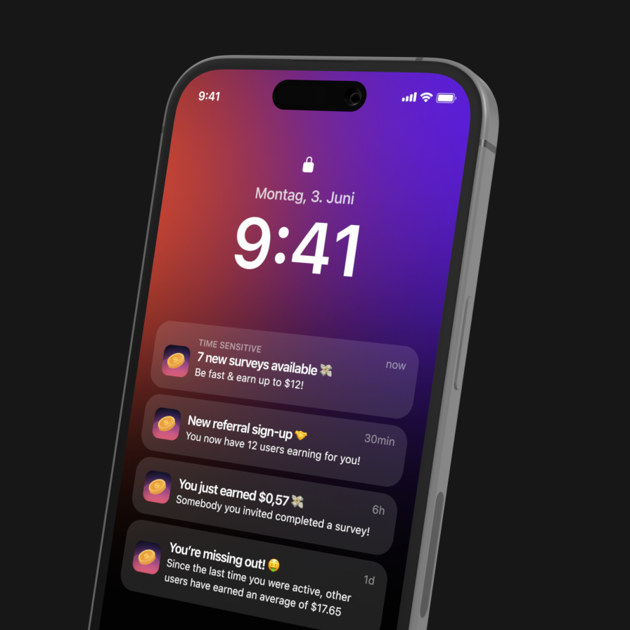Cash For You notifications feature screenshot 2